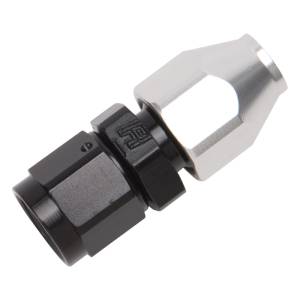 Russell - Russell Performance Black/Silver -6 AN Female Swivel to 3/8in Aluminum Tube - 639203 - Image 2