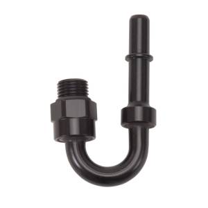 Russell - Russell Performance Adapter Fitting 3/8in SAE Quick Disconnect 180 DEG - Blk - 644043 - Image 1