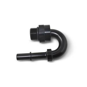 Russell - Russell Performance Adapter Fitting 3/8in SAE Quick Disconnect 180 DEG - Blk - 644043 - Image 2