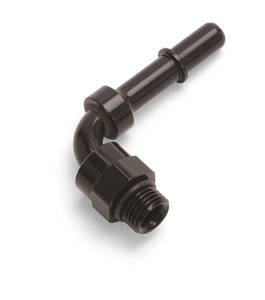 Russell - Russell Performance Adapter Fitting 3/8in SAE Quick Disconnect 90 DEG - Blk - 644053 - Image 1