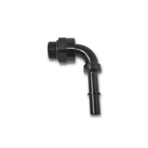 Russell - Russell Performance Adpt Fitting 3/8in SAE Qck Dis Male to #8 SAE Port Male Swvl End 90 Deg Blk Anod - 644063 - Image 2