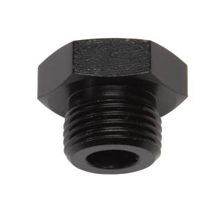 Russell Performance -6 AN Straight Thread Plug (Black) - 660273