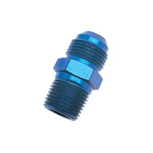 Russell - Russell Performance -6 AN to 3/8in NPT Straight Flare to Pipe (Blue) - 660460 - Image 2
