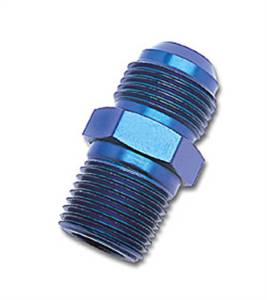 Russell - Russell Performance -6 AN to 3/8in NPT Straight Flare to Pipe (Blue) - 660460 - Image 3