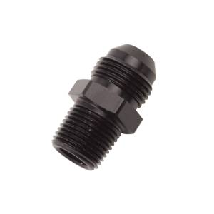 Russell - Russell Performance -8 AN to 3/8in NPT Straight Flare to Pipe (Black) - 660483 - Image 2