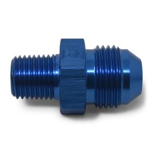 Russell - Russell Performance -8 AN to 3/8in NPT Straight Flare to Pipe (Blue) (25 pcs.) - 660488 - Image 4