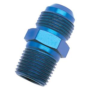 Russell - Russell Performance -10 AN to 1/2in NPT Straight Flare to Pipe (Blue) - 660500 - Image 2