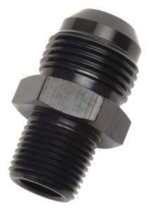 Russell - Russell Performance -10 AN to 1/2in NPT Straight Flare to Pipe (Black) - 660503 - Image 3
