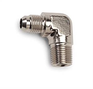 Russell - Russell Performance -3 AN to 1/8in NPT 90 Degree Flare to Pipe Adapter (Endura) (25 pcs.) - 660799 - Image 1