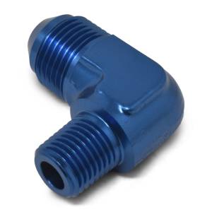 Russell - Russell Performance -4 AN to 1/4in NPT 90 Degree Flare to Pipe Adapter (Blue) - 660810 - Image 6