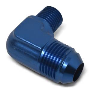 Russell - Russell Performance -6 AN to 1/4in NPT 90 Degree Flare to Pipe Adapter (Blue) - 660820 - Image 5