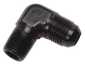 Russell - Russell Performance -6 AN to 3/8in NPT 90 Degree Flare to Pipe Adapter (Black) - 660843 - Image 3