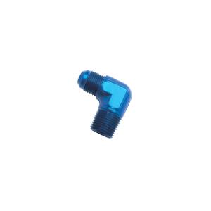 Russell - Russell Performance -10 AN to 1/2in NPT 90 Degree Flare to Pipe Adapter (Blue) - 660880 - Image 2
