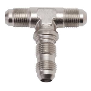 Russell - Russell Performance -3 AN Flare Bulkhead Tee Fitting (Endura) - 661301 - Image 2