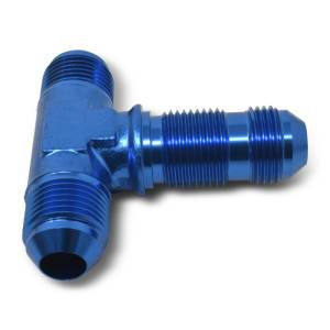 Russell - Russell Performance -4 AN Flare Bulkhead Tee Fitting (Blue) - 661310 - Image 5