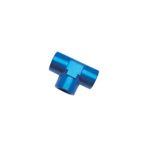 Russell - Russell Performance 3/8in Female Pipe Tee Fitting (Blue) - 661730 - Image 2