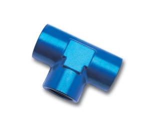 Russell - Russell Performance 3/8in Female Pipe Tee Fitting (Blue) - 661730 - Image 3