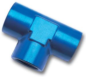 Russell - Russell Performance 1/2in Female Pipe Tee Fitting (Blue) - 661740 - Image 1