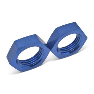 Russell - Russell Performance -12 AN Bulkhead Nuts 1 1/16in -12 Thread Size (Blue) - 661920 - Image 4