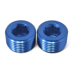 Russell - Russell Performance 1/8in Allen Socket Pipe Plug (Blue) - 662030 - Image 4