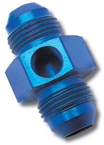 Russell - Russell Performance -8 AN Flare to 3/8in Pipe Pressure Adapter (Blue) - 670080 - Image 1