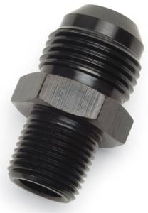 Russell - Russell Performance ADAPTER FITTING #6 AN MALE FLARE TO 1/2in NPT MALE BLK - 670153 - Image 1