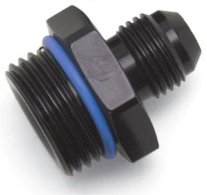 Russell - Russell Performance -10 AN Male Flare to -8 SAE Male Port Adapter Fitting - Black Anodized - 670940 - Image 3