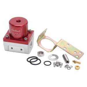 Edelbrock - Edelbrock Fuel Pressure Regulator EFI 180 GPH 35-90 PSI -6 In/Out -6 Return Red/Clear - 174041 - Image 1