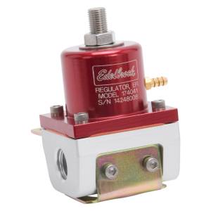 Edelbrock - Edelbrock Fuel Pressure Regulator EFI 180 GPH 35-90 PSI -6 In/Out -6 Return Red/Clear - 174041 - Image 5