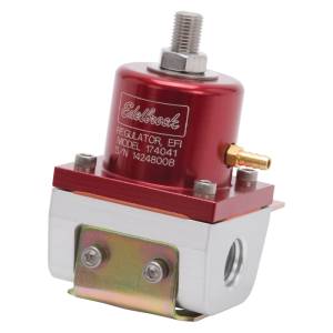 Edelbrock - Edelbrock Fuel Pressure Regulator EFI 180 GPH 35-90 PSI -6 In/Out -6 Return Red/Clear - 174041 - Image 6