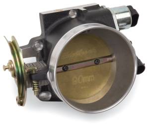 Edelbrock - Edelbrock Throttle Body Victor Universal LS1 90mm Black Mini Texture Powder Coating - 38643 - Image 1