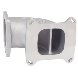 Edelbrock - Edelbrock High Flow Intake Elbow 95mm Throttle Body to Square-Bore Flange As-Cast Finish - 3849 - Image 7