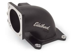 Edelbrock - Edelbrock High Flow Intake Elbow 95mm Throttle Body to Square-Bore Flange Black Finish - 38493 - Image 2