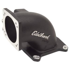 Edelbrock - Edelbrock High Flow Intake Elbow 95mm Throttle Body to Square-Bore Flange Black Finish - 38493 - Image 3
