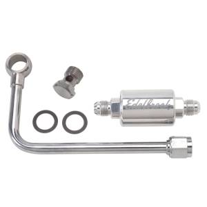 Edelbrock - Edelbrock 3/8In Hard Fuel Line w/ -6 B-Nut and Polished Filter - 8131 - Image 2