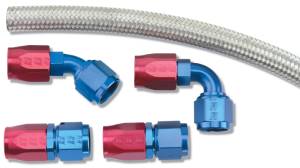 Russell - Russell Performance Holley - Fuel Pump to -8 Dual Inlet Kit (For ProFlex -4ft hose) - 639400 - Image 1