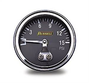 Russell - Russell Performance 15 psi fuel pressure gauge (Non liquid-filled) - 650350 - Image 1