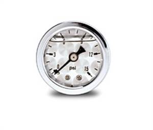 Russell - Russell Performance 15 psi fuel pressure gauge machine face (Liquid-filled) - 650390 - Image 3