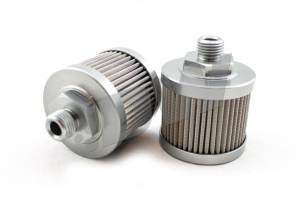 DeatschWerks - DeatschWerks Stainless Steel 6AN 100 Micron Universal Fuel Pump Pre-Filter - 8-01-06100 - Image 1