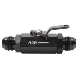 Russell - Russell Performance Shutoff Valve -8 AN Male Black Finish - 650643 - Image 1