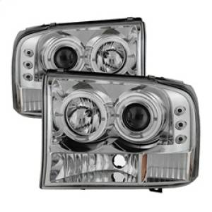 SPYDER - SPYDER Ford F250 Super Duty 99-04 Projector Version 2 LED Halo LED Chrm PRO-YD-FF25099-1P-G2-C - 5010360 - Image 3