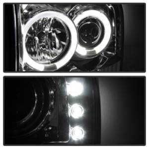 SPYDER - SPYDER Ford F250 Super Duty 99-04 Projector Version 2 LED Halo LED Chrm PRO-YD-FF25099-1P-G2-C - 5010360 - Image 9