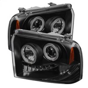 SPYDER - SPYDER Ford F250/350 05-07 Projector Headlights LED Halo LED Blk Smke PRO-YD-FS05-HL-BSM - 5078483 - Image 2