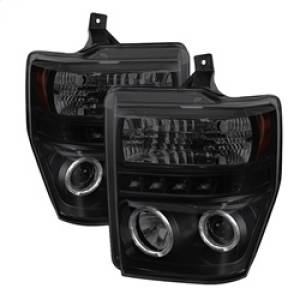 SPYDER - SPYDER Ford F250/350 08-10 Projector Headlights LED Halo LED Blk Smke PRO-YD-FS08-HL-BSM - 5078490 - Image 2