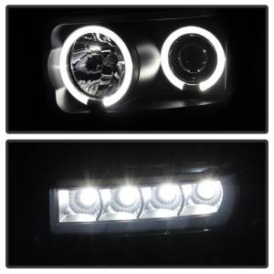 SPYDER - SPYDER Ford F250/350 08-10 Projector Headlights LED Halo LED Blk Smke PRO-YD-FS08-HL-BSM - 5078490 - Image 5