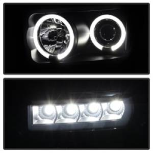 SPYDER - SPYDER Ford F250/350 08-10 Projector Headlights LED Halo LED Blk Smke PRO-YD-FS08-HL-BSM - 5078490 - Image 7