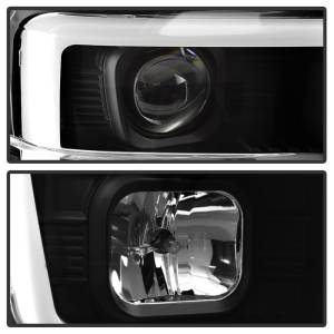 SPYDER - SPYDER 08-10 Ford F-250 Projector Headlights V2 - Light Bar DRL LED - Black PRO-YD-FS08V2-LB-BK - 5084477 - Image 3