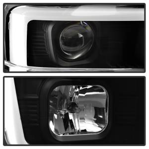 SPYDER - SPYDER 08-10 Ford F-250 Projector Headlights V2 - Light Bar DRL LED - Black PRO-YD-FS08V2-LB-BK - 5084477 - Image 11