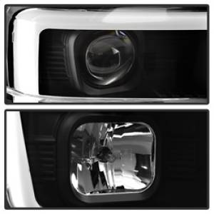 SPYDER - SPYDER 08-10 Ford F-250 Projector Headlights V2 - Light Bar DRL LED - Black PRO-YD-FS08V2-LB-BK - 5084477 - Image 15