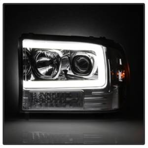 SPYDER - SPYDER 99-04 Ford F-250 Super Duty Light Bar Projector Headlights - Chrome (PRO-YD-FF25099V2-LB-C) - 5084675 - Image 17